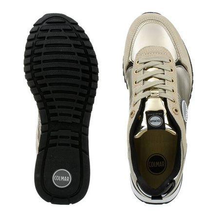 Sneakersy damskie COLMAR Travis Punk gold