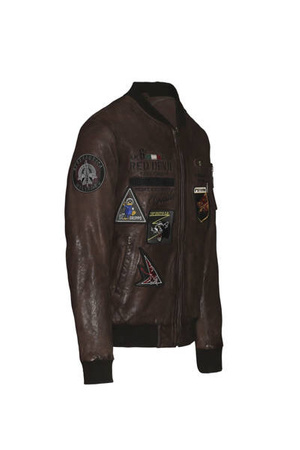 KURTKA SKÓRA MĘSKA AERONAUTICA MILITARE DI MARO