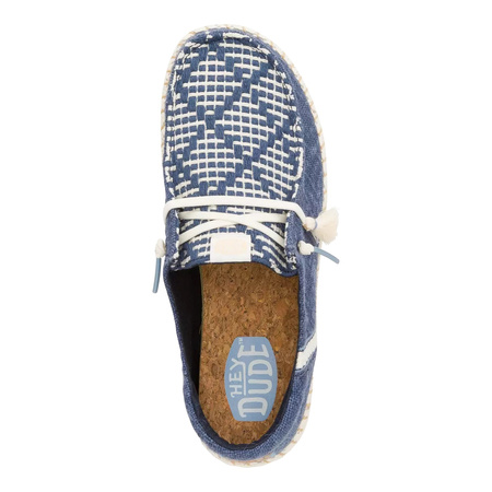BUTY DAMSKIE HEY DUDE WENDY FUNK COASTAL JUTE NAVY