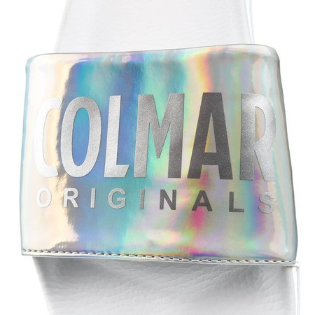 Klapki damskie COLMAR SLIPPER LUX white/silver