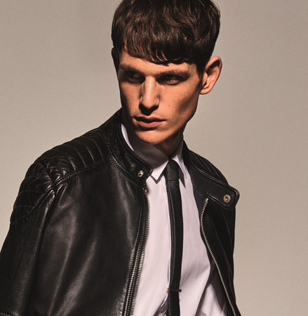 KURTKA MĘSKA ANTONY MORATO SLIM FIT IN FAUX LEATH