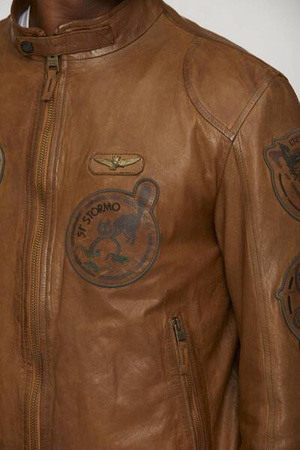 KURTKA SKÓRA MĘSKA AERONAUTICA MILITARE