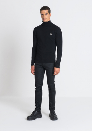 GOLF MĘSKI ANTONY MORATO SLIM FIT CZARNY