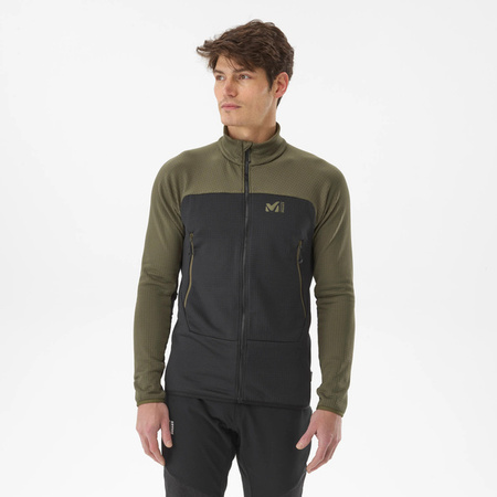 BLUZA MĘSKA MILLET FUSION GRID J M BLACK/IVY