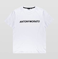 T-SHIRT MĘSKI ANTONY MORATO SUPER SLIM FIT WHITE
