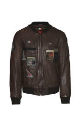 KURTKA SKÓRA MĘSKA AERONAUTICA MILITARE DI MARO