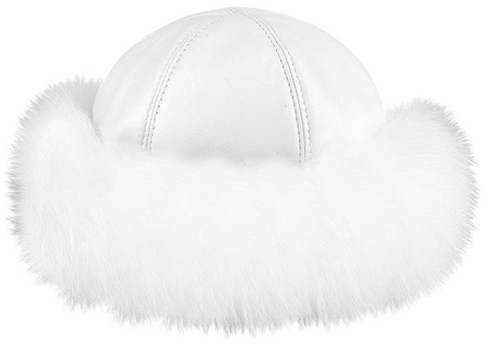 Czapka-toczek BREKKA SIBERIA biały