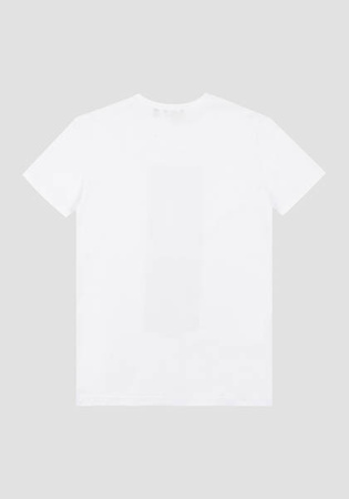 T-SHIRT MĘSKI ANTONY MORATO SLIM FIT BIAŁY