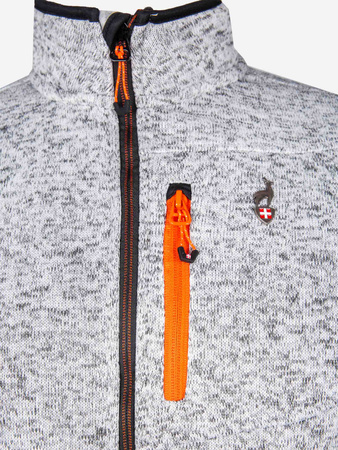 BLUZA MĘSKA AULP NAVOY MEN MELANGED KNIT JACKET