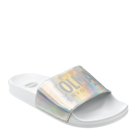 Klapki damskie COLMAR SLIPPER LUX white/silver