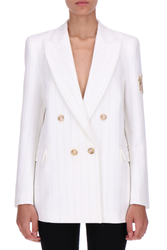 MARYNARKA DAMSKA ERMANNO FIRENZE white-silver