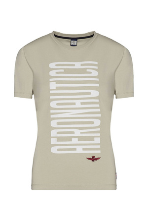 T-SHIRT DAMSKI AERONAUTICA MILITARE BEŻOWY