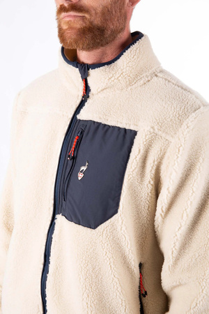 BLUZA MĘSKA AULP SIKOU MEN SHERPA JACKET