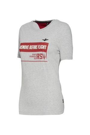T-shirt damski AERONAUTICA MILITARE GRIGIO MELANGE