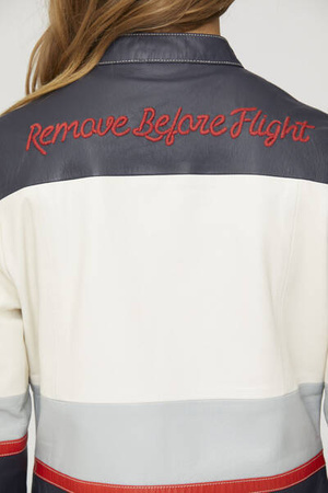 KURTKA SKÓRA DAMSKA AERONAUTICA MILITARE