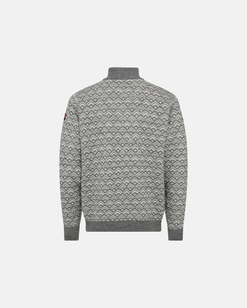 SWETER WEŁNIANY DOVRE KNITTED ZIP PULLOVER