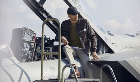 KURTKA SKÓRA MĘSKA AERONAUTICA MILITARE DI MARO