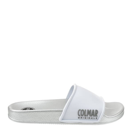 Klapki damskie COLMAR Slipper Plain white/silver