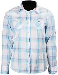 Koszula damska SUNSET BEACH PLAID niebieski/różowy