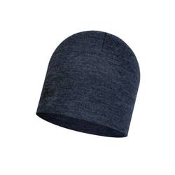 Czapka Buff MERINO WOOL MID NIGHT BLUE MELANGE