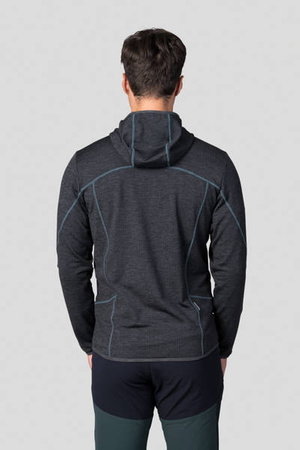 Bluza męska HANNAH DAMAR HOODY dark grey mel