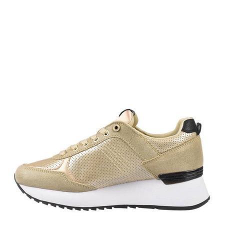 Sneakersy damskie COLMAR Travis Punk High Out gold