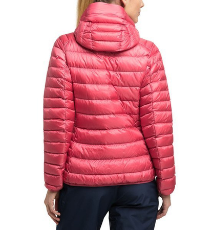 Kurtka damska HAGLOFS ROC DOWN HOOD tulip pink