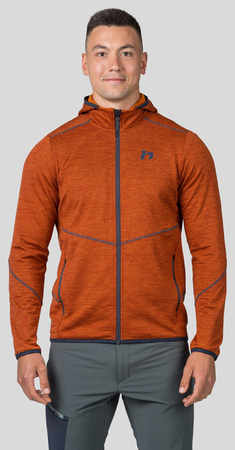 Bluza męska HANNAH DAMAR HOODY burnt orange mel