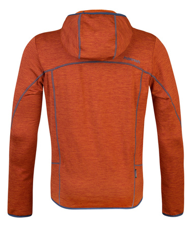 Bluza męska HANNAH DAMAR HOODY burnt orange mel