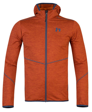 Bluza męska HANNAH DAMAR HOODY burnt orange mel