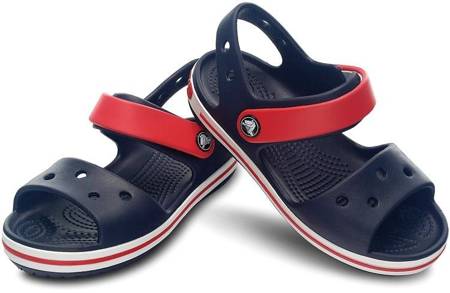 CROCS CROCBAND SANDAL KIDS NAVY/RED