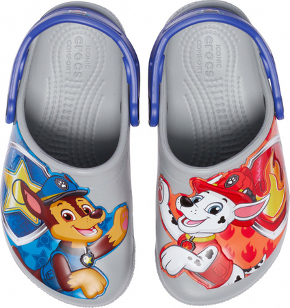 CROCS FL PAW PATROL PATCH KIDS CLOG LIGHT GREY