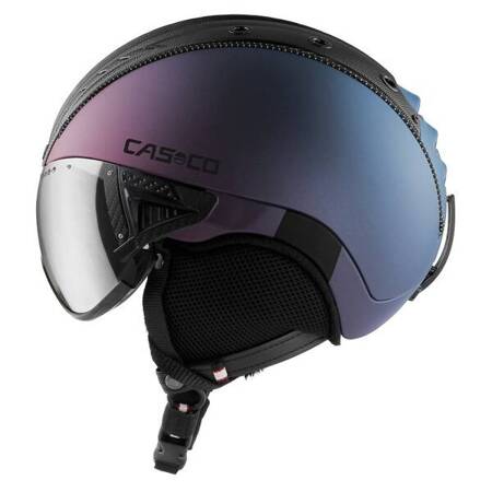 KASK NARCIARKI CASCO SP-2 CARBONIC VISOR CELESTRIA