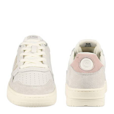 Sneakersy damskie COLMAR AUSTIN LOOK WHITE-ROSE