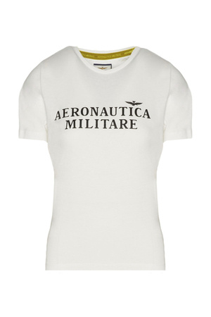 T-SHIRT DAMSKI AERONAUTICA MILITARE biały